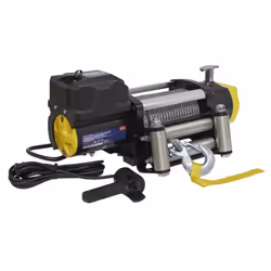 Sealey Premier Industrial Recovery Winch 5675kg (12500lb) Line Pull 12V RW5675