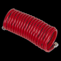PE Coiled Air Hose 5m x &#216;5mm with 1/4&quot;BSP Unions