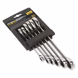 Sealey Siegen Double End Ratchet Ring Spanner Set 6pc S0636