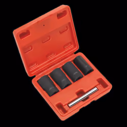 Locking Wheel Nut Removal Set 5pc 1/2&quot;Sq Drive
