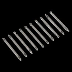 Double End Drill Bit Set 10pc &#216;1/8&quot;