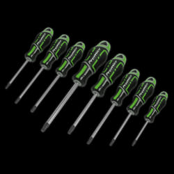 Screwdriver Set 8pc Security TRX-Star* GripMAX&#174; - Hi-Vis Green