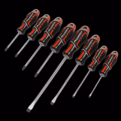 Screwdriver Set 8pc GripMAX® - Red