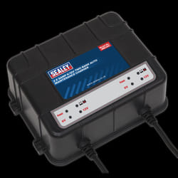 Two Bank 6/12V 10A (2 x 5A) Auto Maintenance Charger