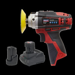 Cordless Polisher Kit &#216;71mm 12V SV12 Series - 2 Batteries