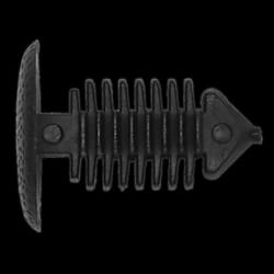 Fir Tree Clip, Carpet/Trim, Black, &#216;14mm x 18mm, GM - Pack of 20