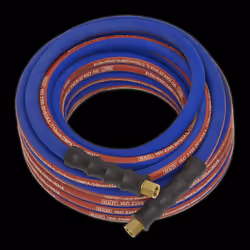 Air Hose 10m x &#216;8mm with 1/4&quot;BSP Unions Extra-Heavy-Duty