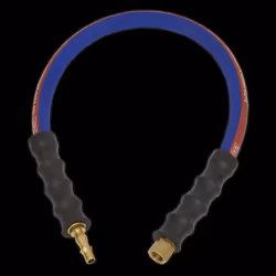 Air Leader Hose 600mm x Ø8mm with Tailpiece & 1/4"BSP Union