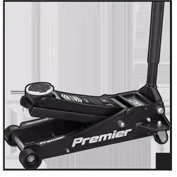 Trolley Jack 3 Tonne Low Profile Rocket Lift Black
