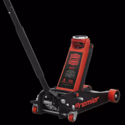 Trolley Jack 4 Tonne Low Profile Rocket Lift Red