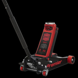 Trolley Jack 4 Tonne Low Profile Rocket Lift Red