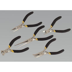 SEALEY AK937 Pliers Set 5 Ni-Fe finish with cutting function 110, 150