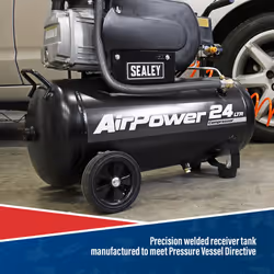 Sealey 24L Direct Drive Air Compressor 2hp SAC2420A - Additional view 5