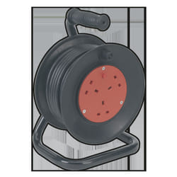 SEALEY - BCR153T Cable Reel 15m 4 x 230V Thermal Trip