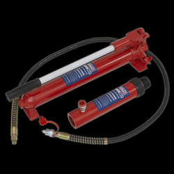 SuperSnap&#174; Push Ram with Pump & Hose Assembly - 10 Tonne