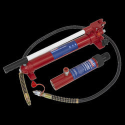 Snap Push Ram with Pump & Hose Assembly - 10 Tonne