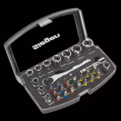 Socket & Bit Set 31pc 1/4"Sq Drive