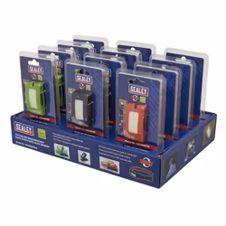 Sealey Rechargeable Head Torch with Auto-Sensor 2W COB LED - Display Box of 12 LED360HTDB