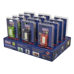Sealey Rechargeable Head Torch with Auto-Sensor 2W COB LED - Display Box of 12 LED360HTDB