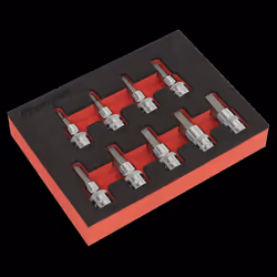 Hex Socket Bit Set 9pc 3/8"Sq Drive - Metric