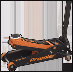 Trolley Jack 3 Tonne Low Profile Rocket Lift Orange
