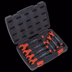 Insulated Open-End Spanner Set 7pc VDE Approved