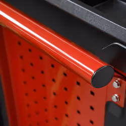 Rollcab 7 Drawer with Ball-Bearing Slides - Red