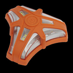 Rotating Warning Emergency Light 12 SMD & 6 SMD LED 3 x AAA Cell