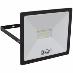 Sealey LED113 Extra Slim Floodlight with Wall Bracket 50W SMD LED 230V