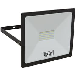 Sealey LED113 Extra Slim Floodlight with Wall Bracket 50W SMD LED 230V