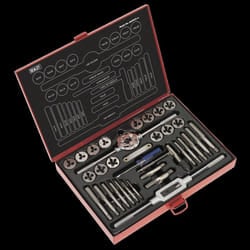 Tap & Die Set 33pc Split Dies Metric/UNF/BSP