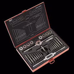 Tap & Die Set 28pc Split Dies Metric