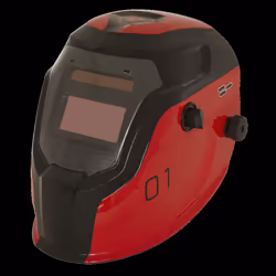 Welding Helmet Auto Darkening - Shade 9-13 - Red
