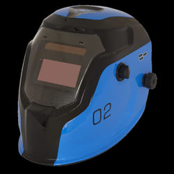 Auto Darkening Welding Helmet - Shade 9-13 - Blue
