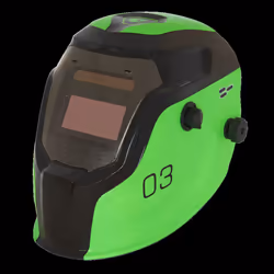 Auto Darkening Welding Helmet - Shade 9-13 - Green