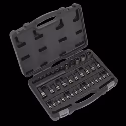 TRX-Star* Socket & Security Socket Bit Set 38pc 1/4&quot;, 3/8&quot; & 1/2&quot;Sq Drive