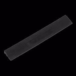 Polypropylene Floor Tile Edge 400 x 60mm Black Male - Pack of 6
