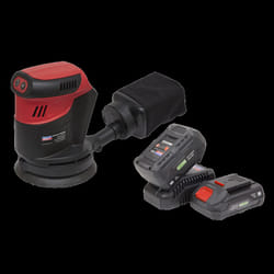 Cordless Orbital Palm Sander Kit &#216;125mm 20V SV20 Series - 2 Batteries