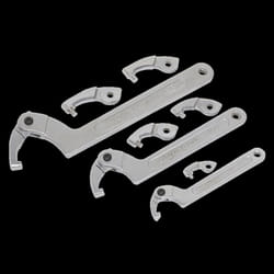 Adjustable C-Spanner - Hook & Pin Wrench Set 11pc