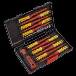 Screwdriver Set 13pc Interchangeable - VDE Approved