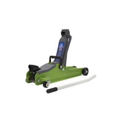 Sealey 1020LEHV Trolley Jack 2tonne Low Entry Short Chassis - Hi-Vis Green
