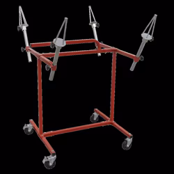 Alloy Wheel Painting/Repair Stand - 4 Wheel Capacity