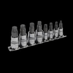 Hex Socket Bit Set Lock-On? 8pc 1/4&quot; & 3/8&quot;Sq Drive Metric