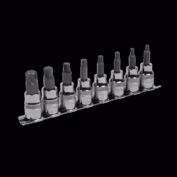 Hex Socket Bit Set Lock-On? 8pc 3/8"Sq Drive - Imperial
