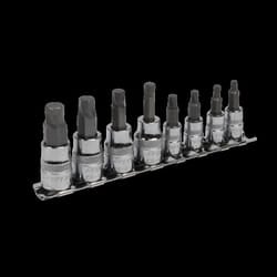 Hex Socket Bit Set Lock-On? 8pc 1/4&quot; & 3/8&quot;Sq Drive - Imperial