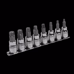 Hex Socket Bit Set Lock-On? 8pc 3/8"Sq Drive Metric