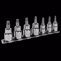 TRX-Star* Socket Bit Set Lock-On? 7pc 1/4" & 3/8"Sq Drive