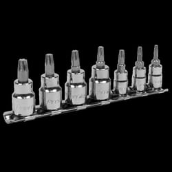 TRX-Star* Socket Bit Set Lock-On? 7pc 1/4&quot; & 3/8&quot;Sq Drive