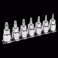 TRX-Star* Socket Bit Set Lock-On? 7pc 3/8"Sq Drive