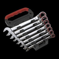 Reversible Ratchet Combination Spanner Set 7pc Metric Platinum Series